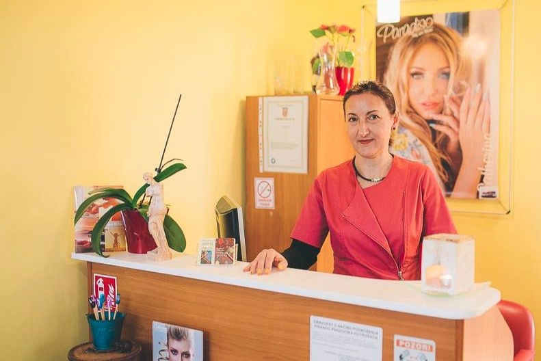 Dijana Bezbradica u salonu Prinčeža 1